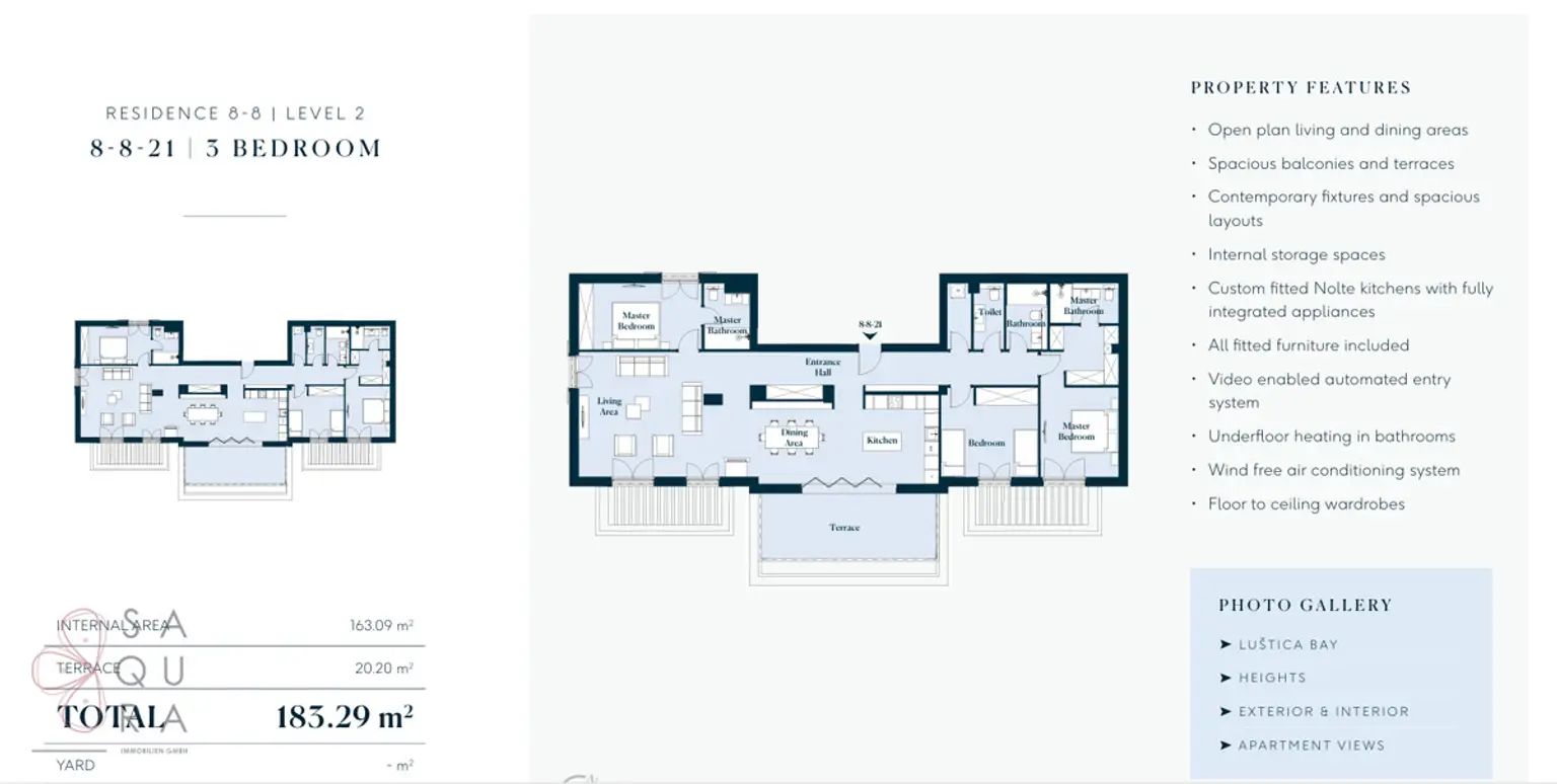 MAJESTÄTISCHES PENTHOUSE AM MEER – IHRE PRIVATE LUXUSWELT IN LUŠTICA BAY
HEIGHTS