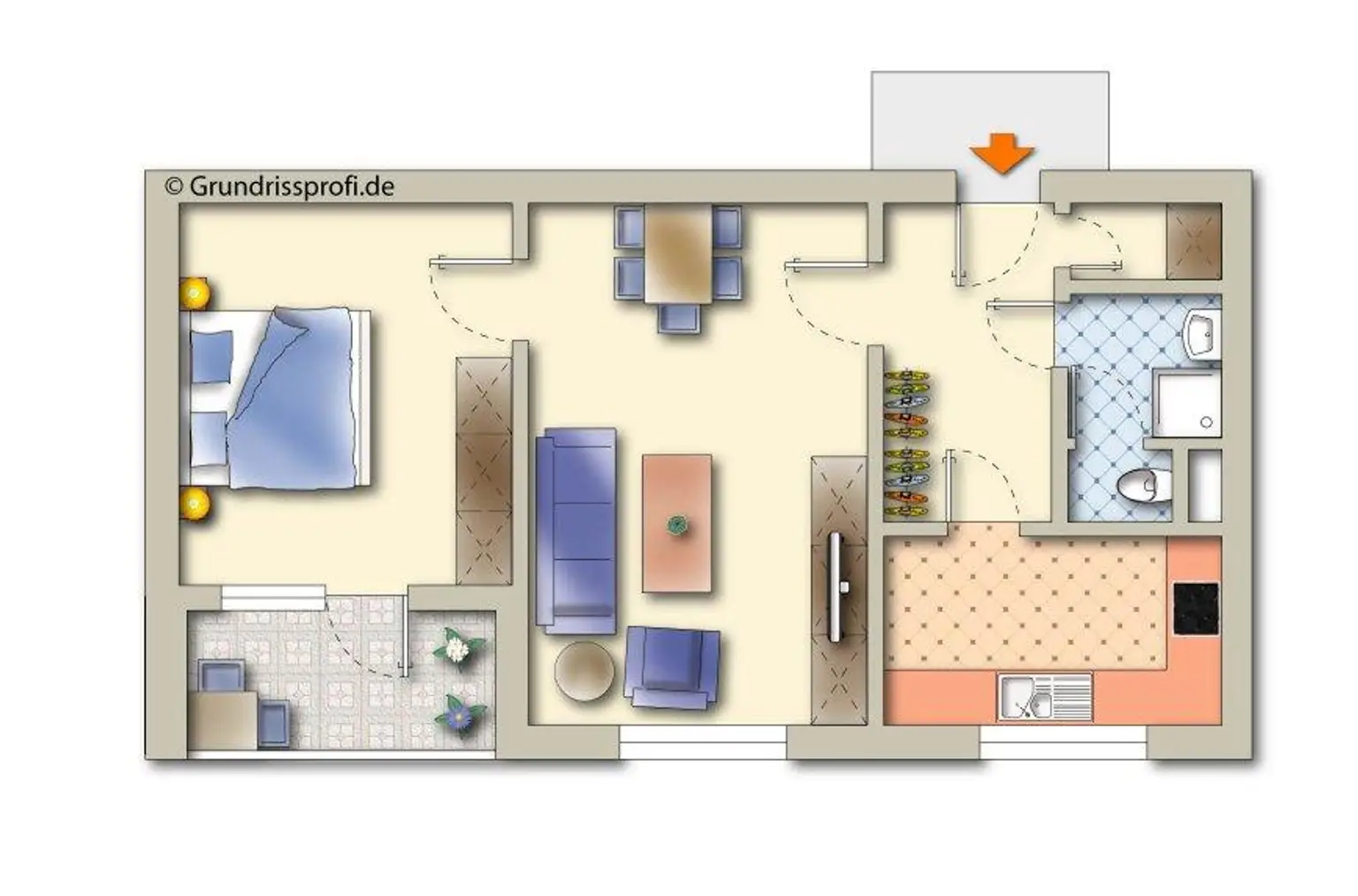 16. Eigentumswohnung 1150 Wien - Grundriss  2