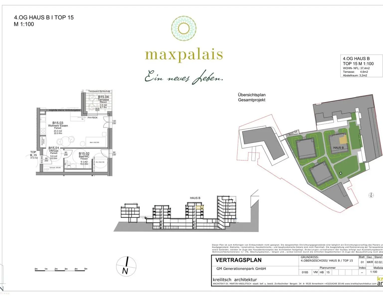 Exklusive Anlagechance im MaxPalais - langfristig vermietete Garconniere mit 3.5 % Rendite!