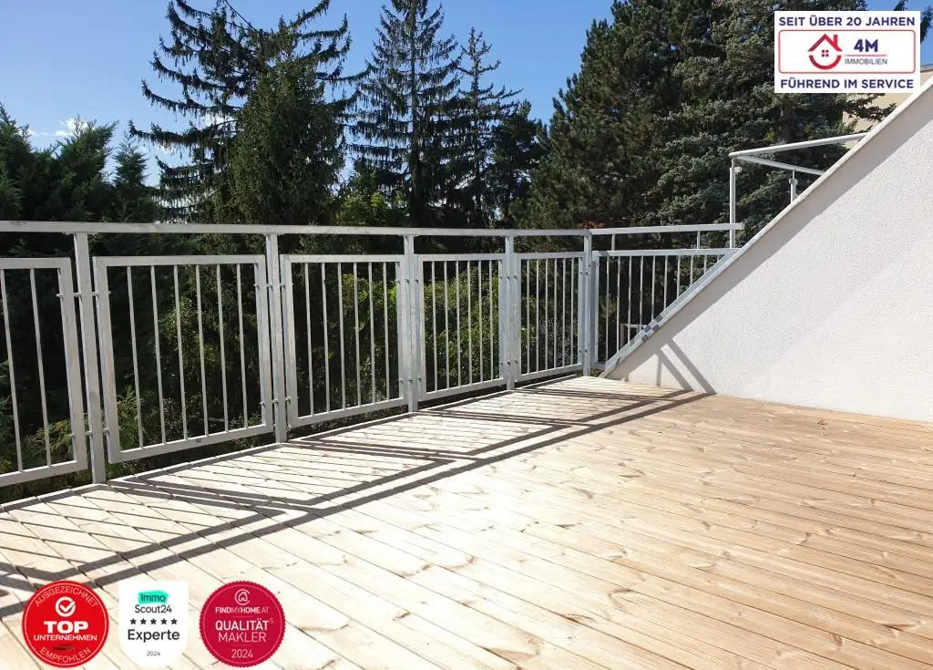 Moderne 3er-WG im Dachgeschoss mit Terrasse in Meidling
