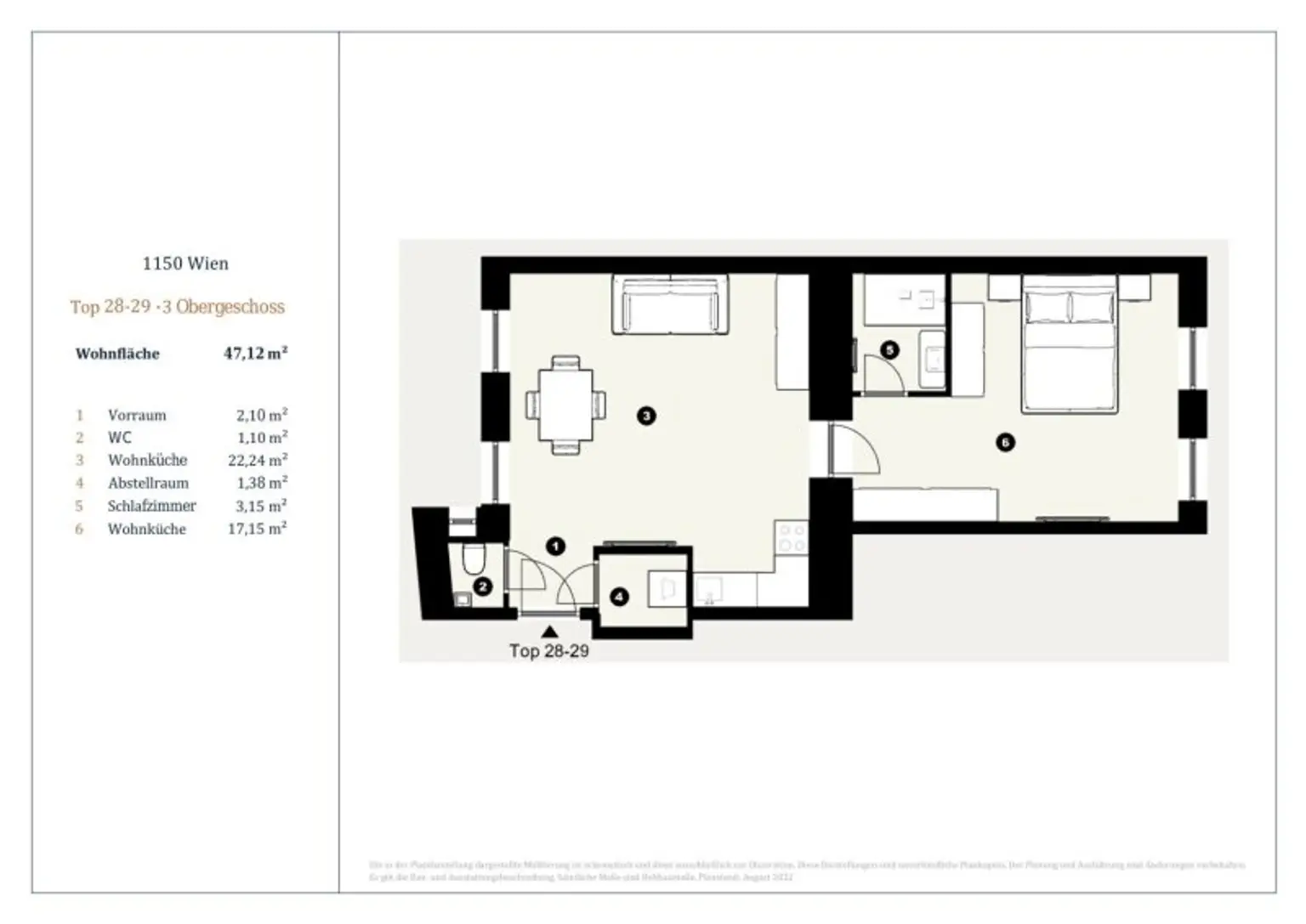 Schöner 2-Zimmer Erstbezug, Nähe Meiselmarkt