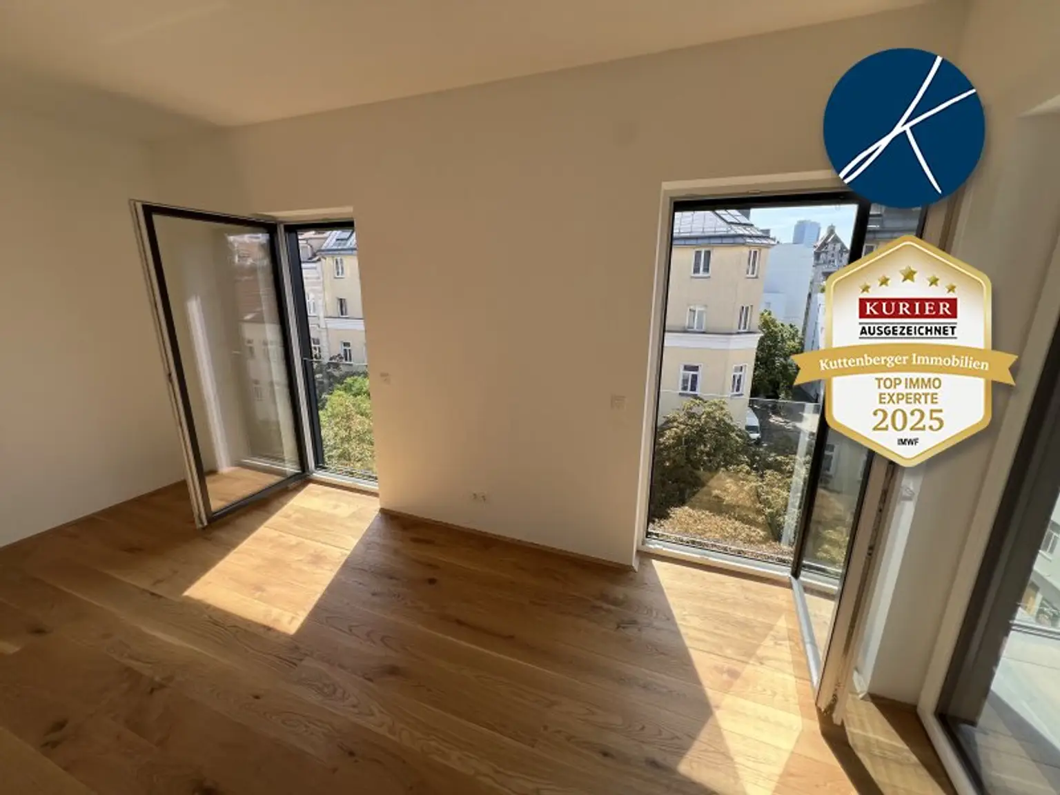 *Superprojekt: ''Über den Baumwipfeln" TOP 49 MIT ZWEI TRAUMHAFTEN WEST-LOGGIEN