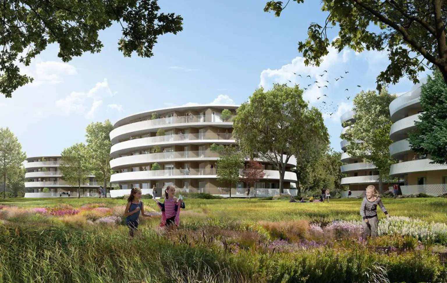 Traumwohnung mit Blick ins Grüne: 2-Zimmerwohnung mit Balkon im Paradies - Tennisparadies