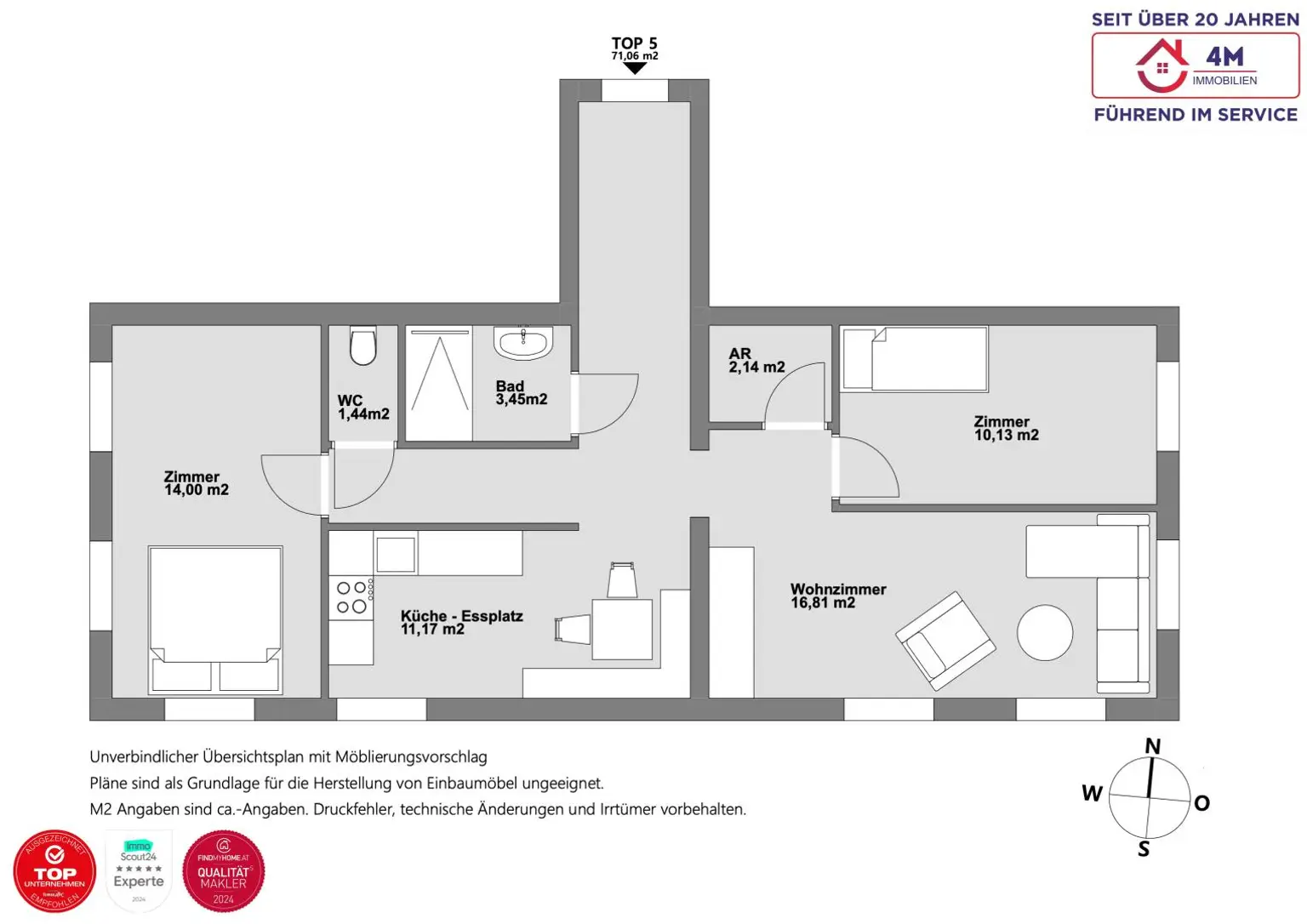 🌟ERSTBEZUGSWOHNUNG ZUR MIETE / 71m2 / inkl. KFZ Stellplatz🌟