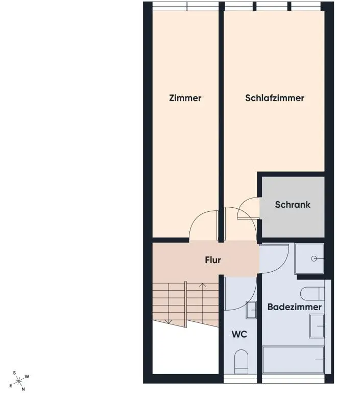 Grundriss ohne Maßstab / UG 1