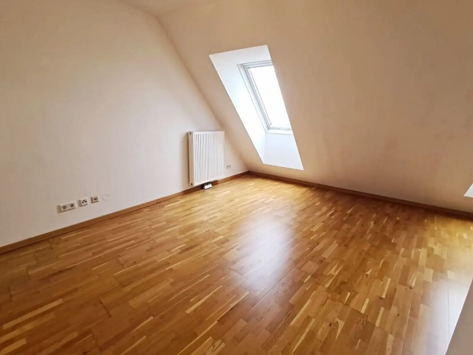 TERRASSENHIT, 61 m2 Dachgeschoß mit 48 m2 Terrasse, Wohnküche, 1 Zimmer, Wannenbad, Parketten, Fernblick, Holbeingasse