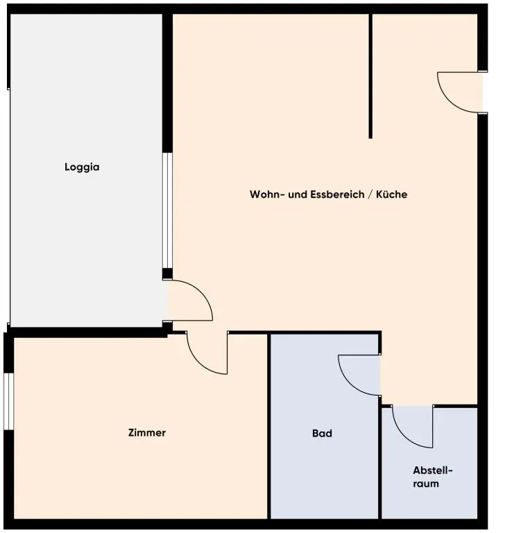 Grundriss ohne Maßstab