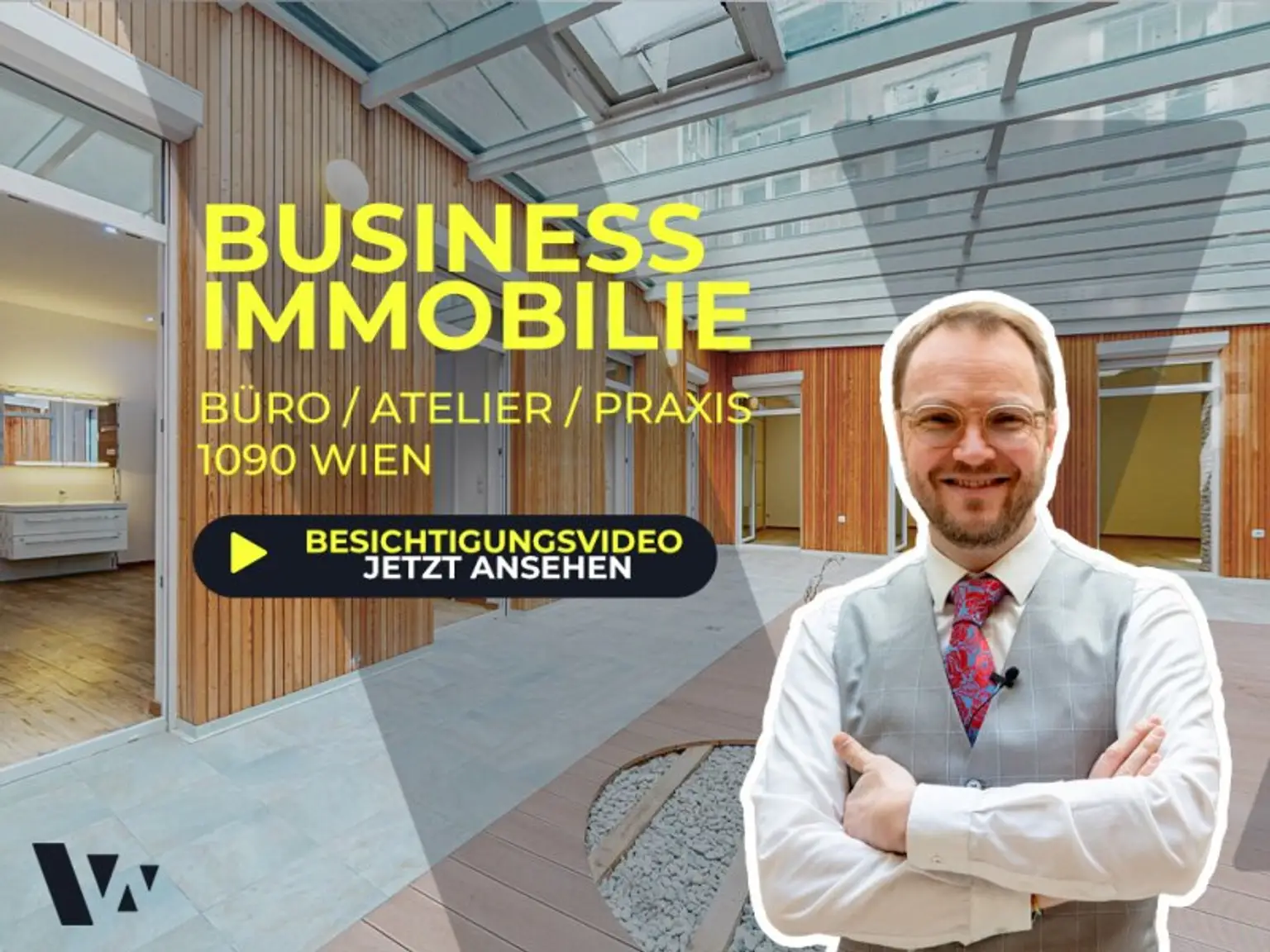 EINZIGARTIGES ATELIER MIT ÜBERDACHTEM INNENHOF | VIDEO-PRÄSENTATION