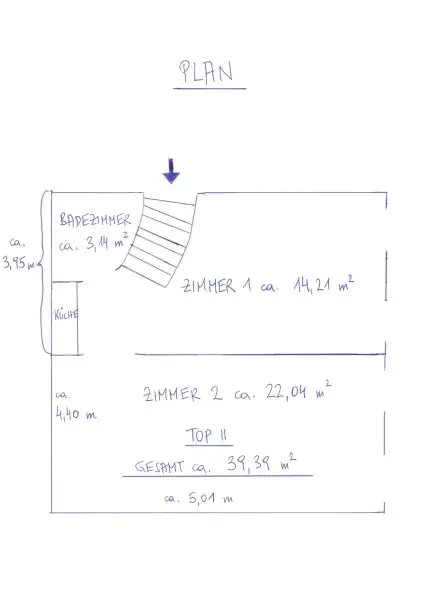 Toplage - 2 Zimmer Souterrainwohnung in der Schönborngasse nächst Josefstädter Straße - sehr geringe Betriebskosten