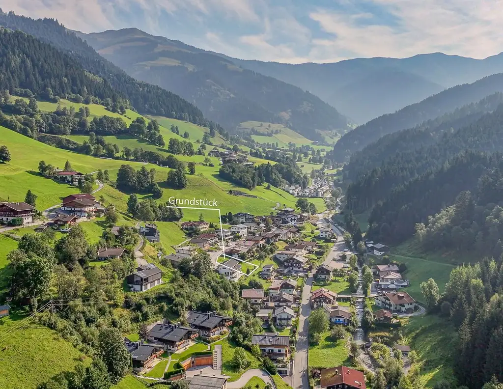 Baugrundstück in Hanglage mit tollem Ausblick