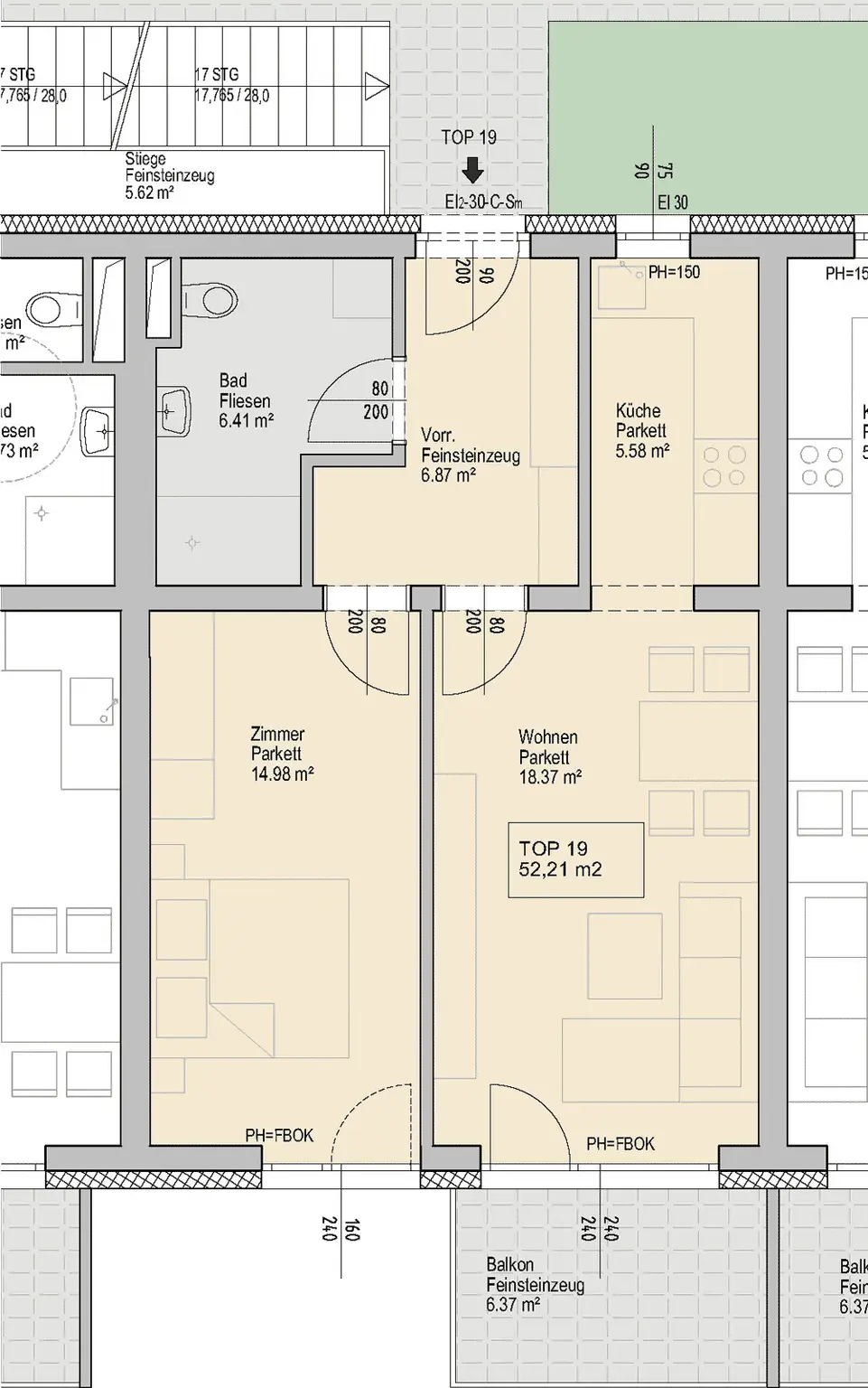 Herrliche 2-Zimmer-Wohnung mit Süd-Ost-Balkon und Tiefgaragenplatz im wunderschönen Kalsdorf
