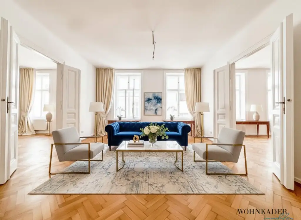 Stilvolle 4-Zimmer-Wohnung im Herzen Wiens – frisch saniert mit Charme