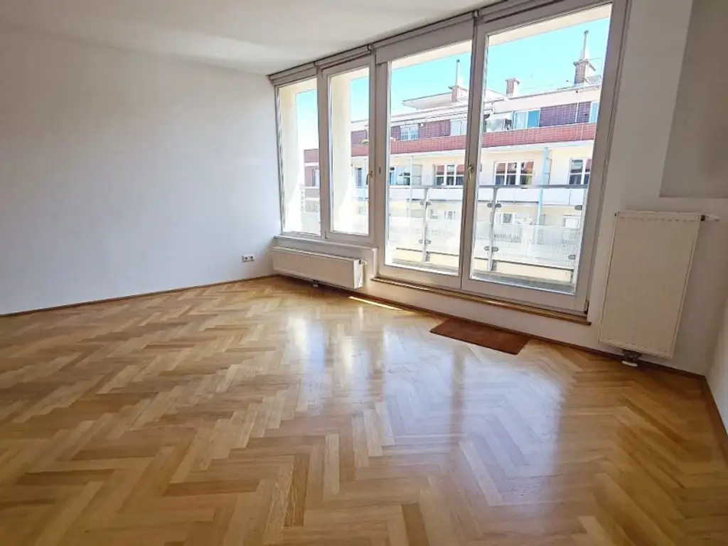 SALZTORGASSE, DONAUKANAL-NÄHE, 51 m2 Neubau mit Stehbalkon, 2 Zimmer, Komplettküche, Wannenbad, Parketten, Fernblick