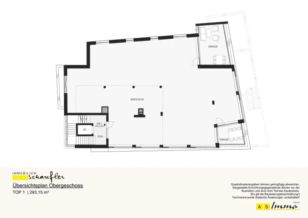 Plan vom gesamten OG - TOP 1