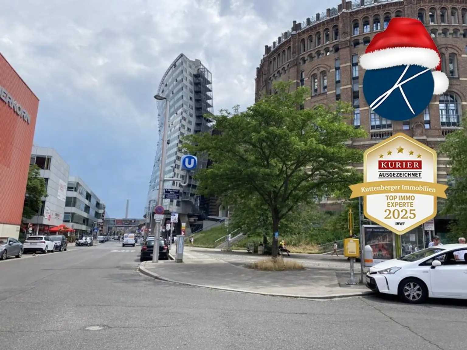 U-Bahn und Gasometer