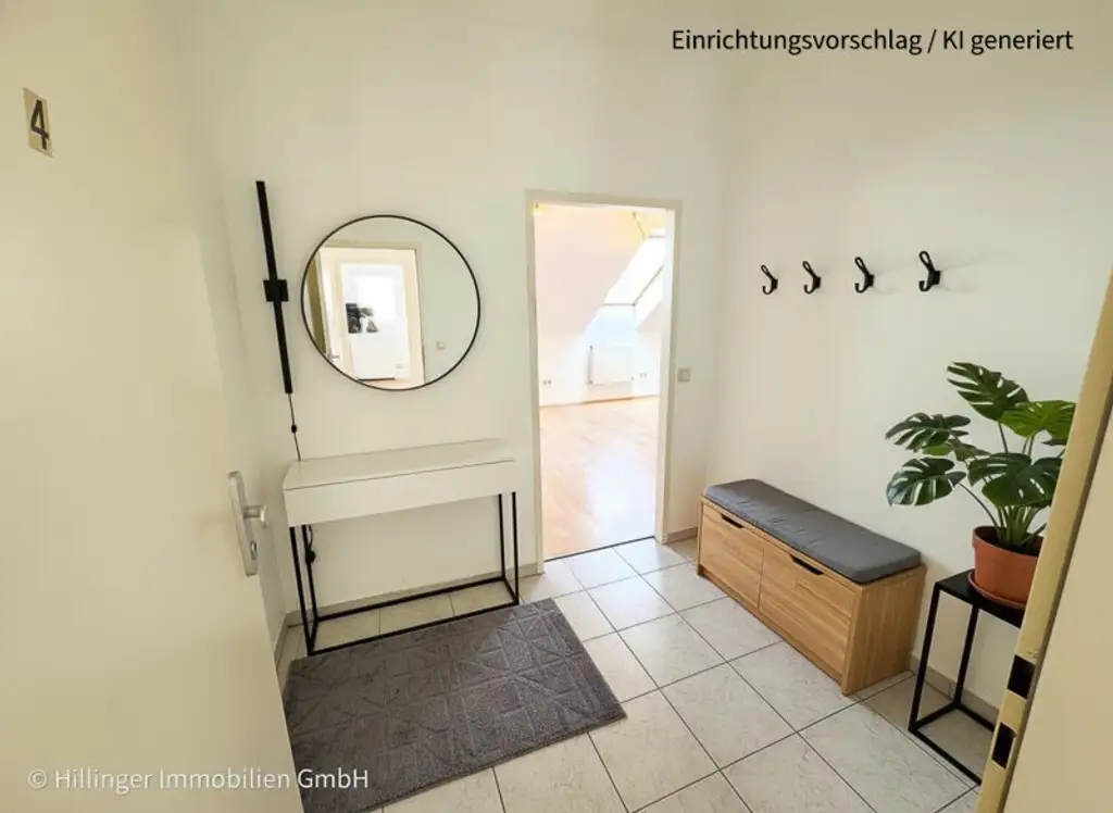 Charmante, helle Dachgeschoßwohnung in Toplage nahe Floridsdorfer Spitz