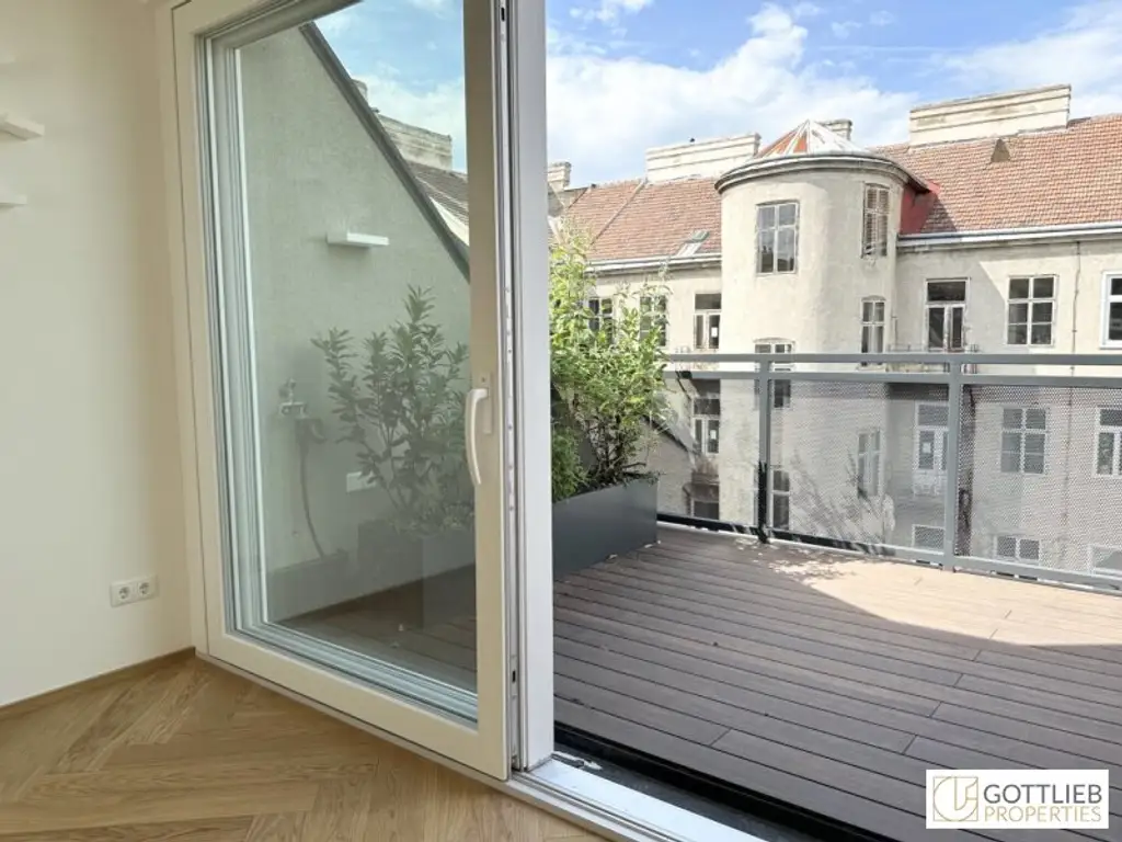 PROVISIONSFREI nahe Belvedere! Luxuriöse 6-Zimmer-Erstbezug-Dachterrassen-Wohnung mit Outdoor-Pool in historischem Gebäude