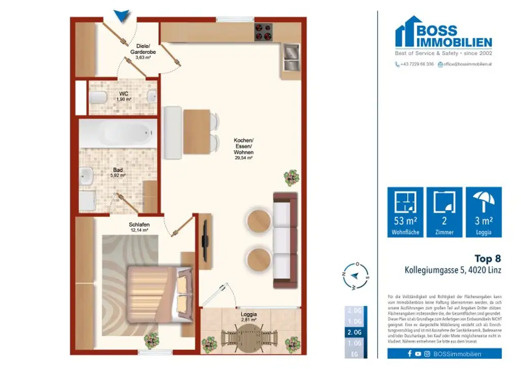Grundriss Kollegiumgasse 5_Top 8