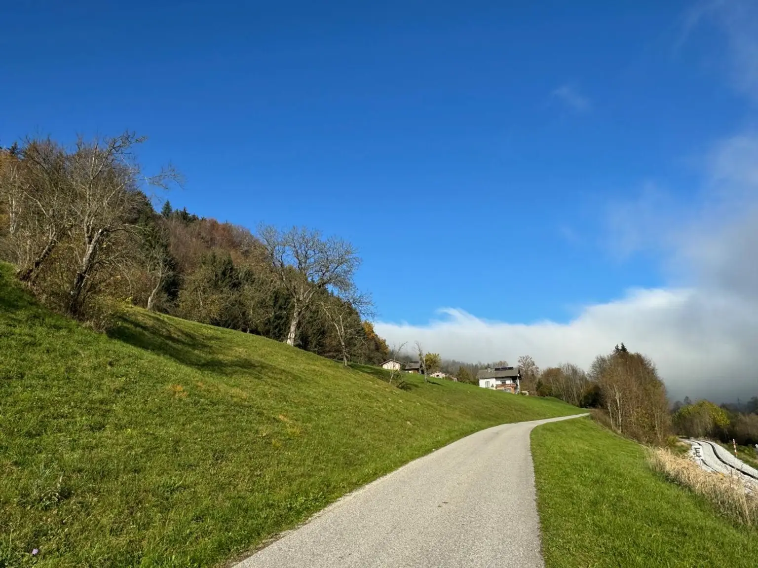 Kleine Siedlung von insgesamt vier Häusern - zu Fuß zum schönen Almfluss - herrliche Wanderungen und Radtouren von zu Hause aus!