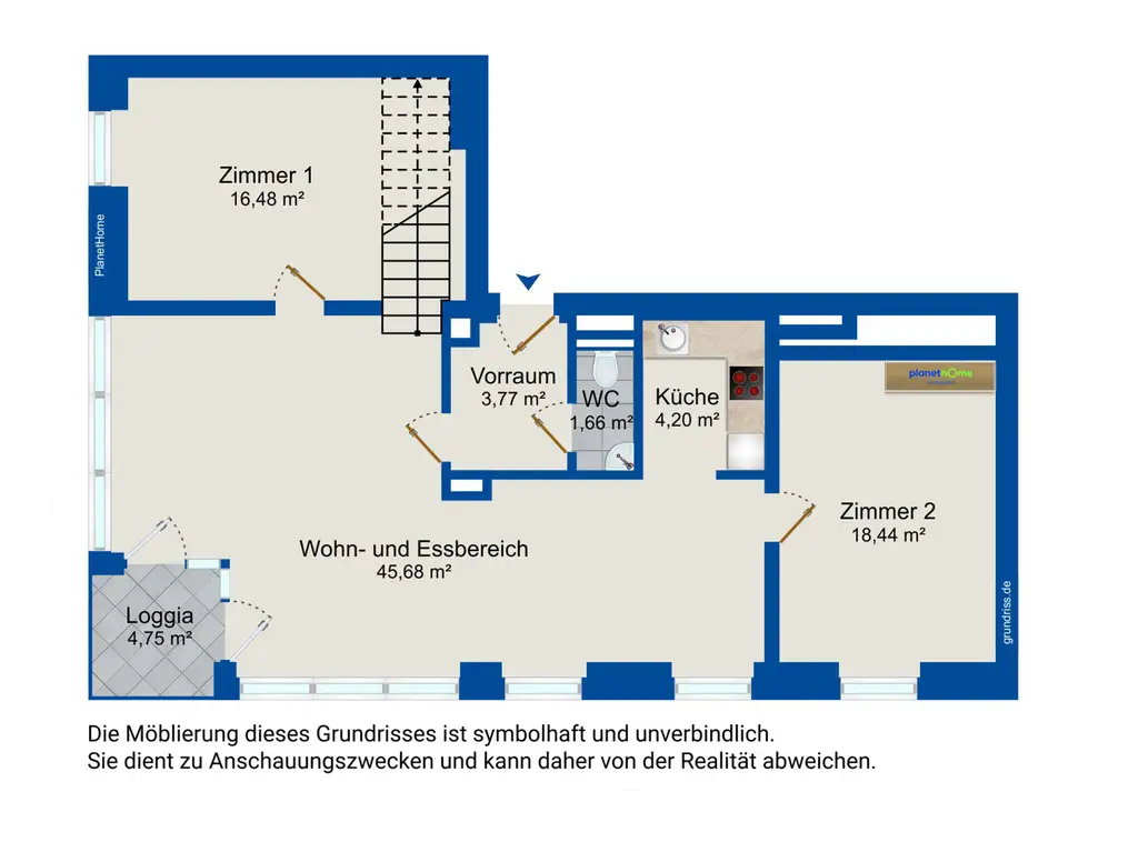 Grundriss Ebene 1