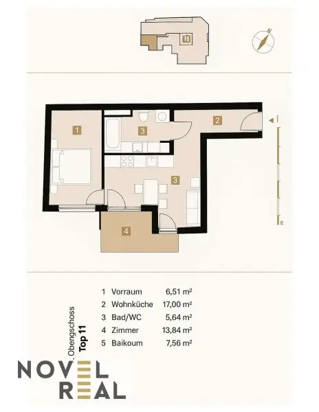 Urbanes Wohnen in Bestlage: Erstbezug mit Balkon, Loggia & U-Bahn-Anbindung