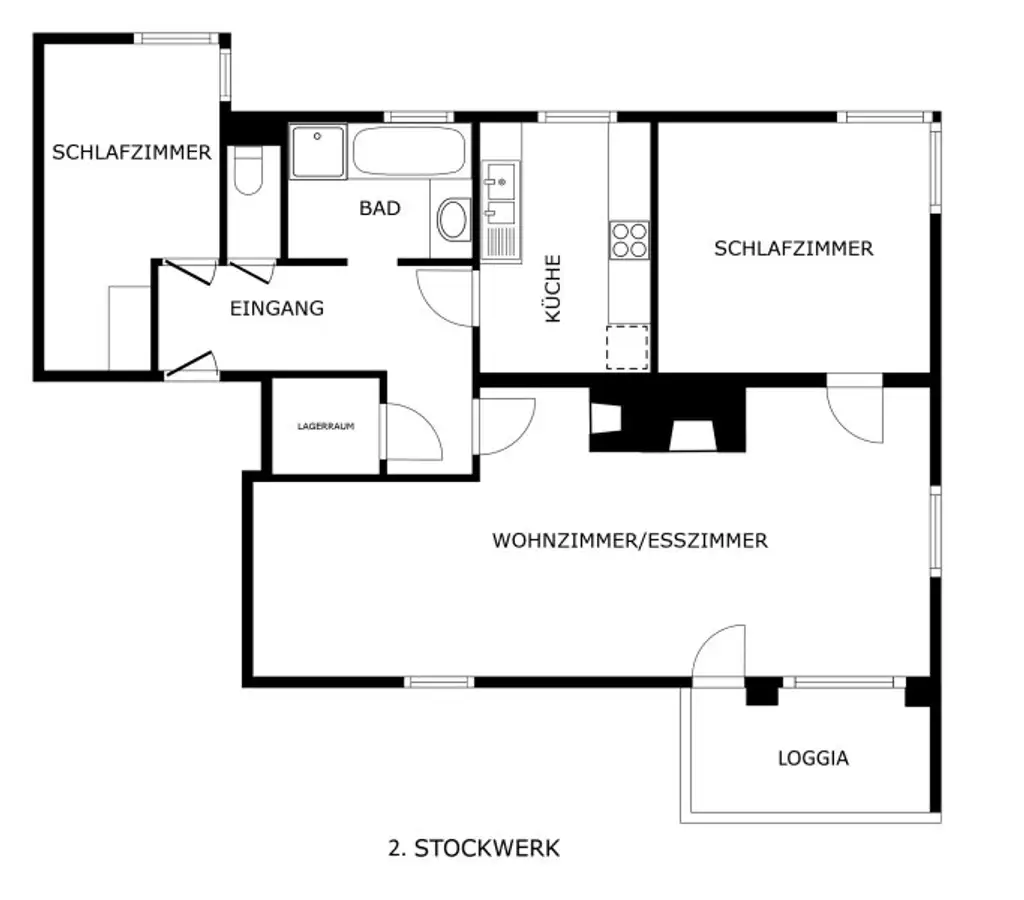 Loggiawohnung nahe U4 Hütteldorf