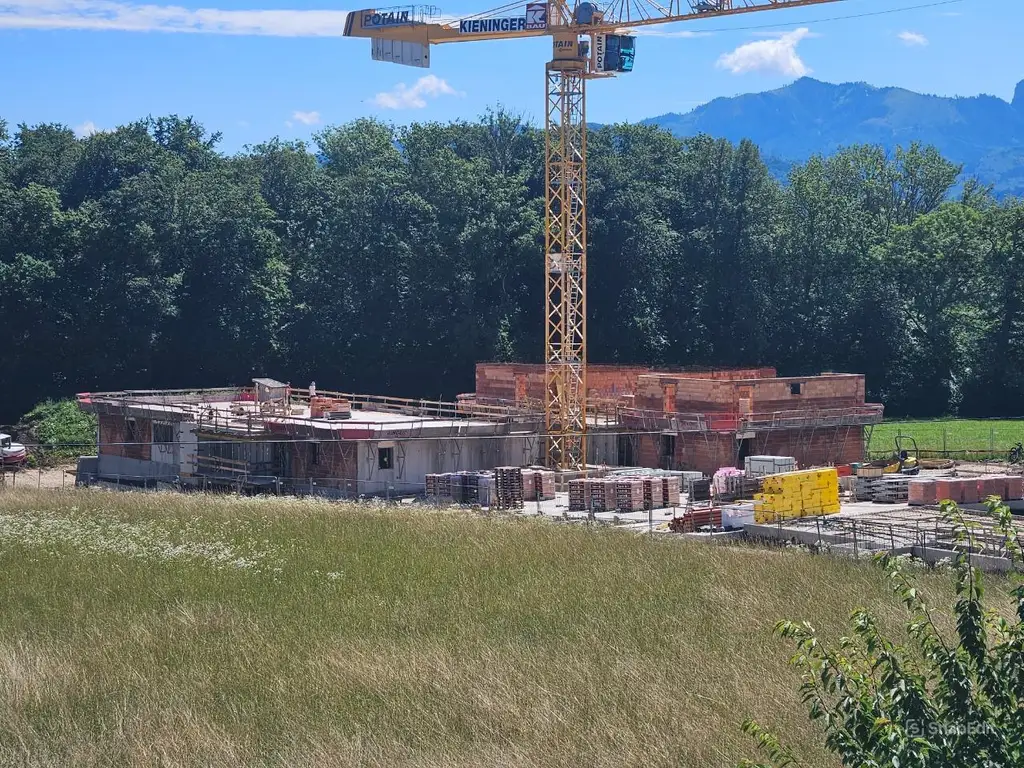 Provisionsfrei! Neubauprojekt Holzhäuseln: leistbare 75m² ETW mit Garten in Waldrandlage mit Traunsteinblick