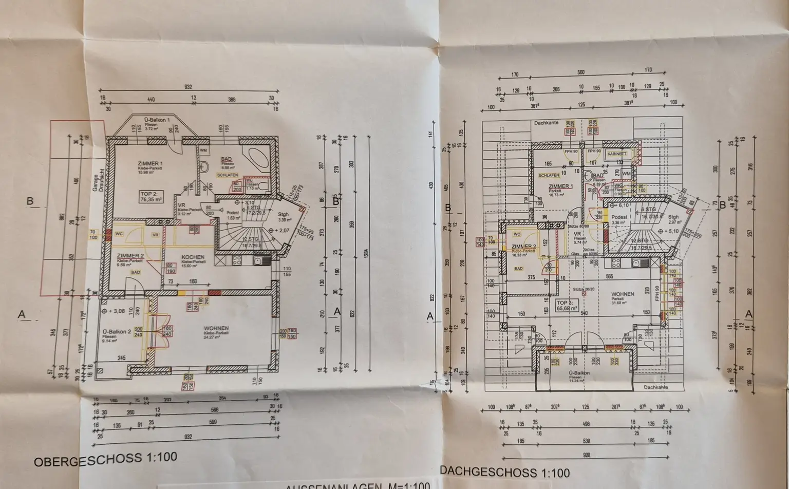 Plan 1 OG und DG