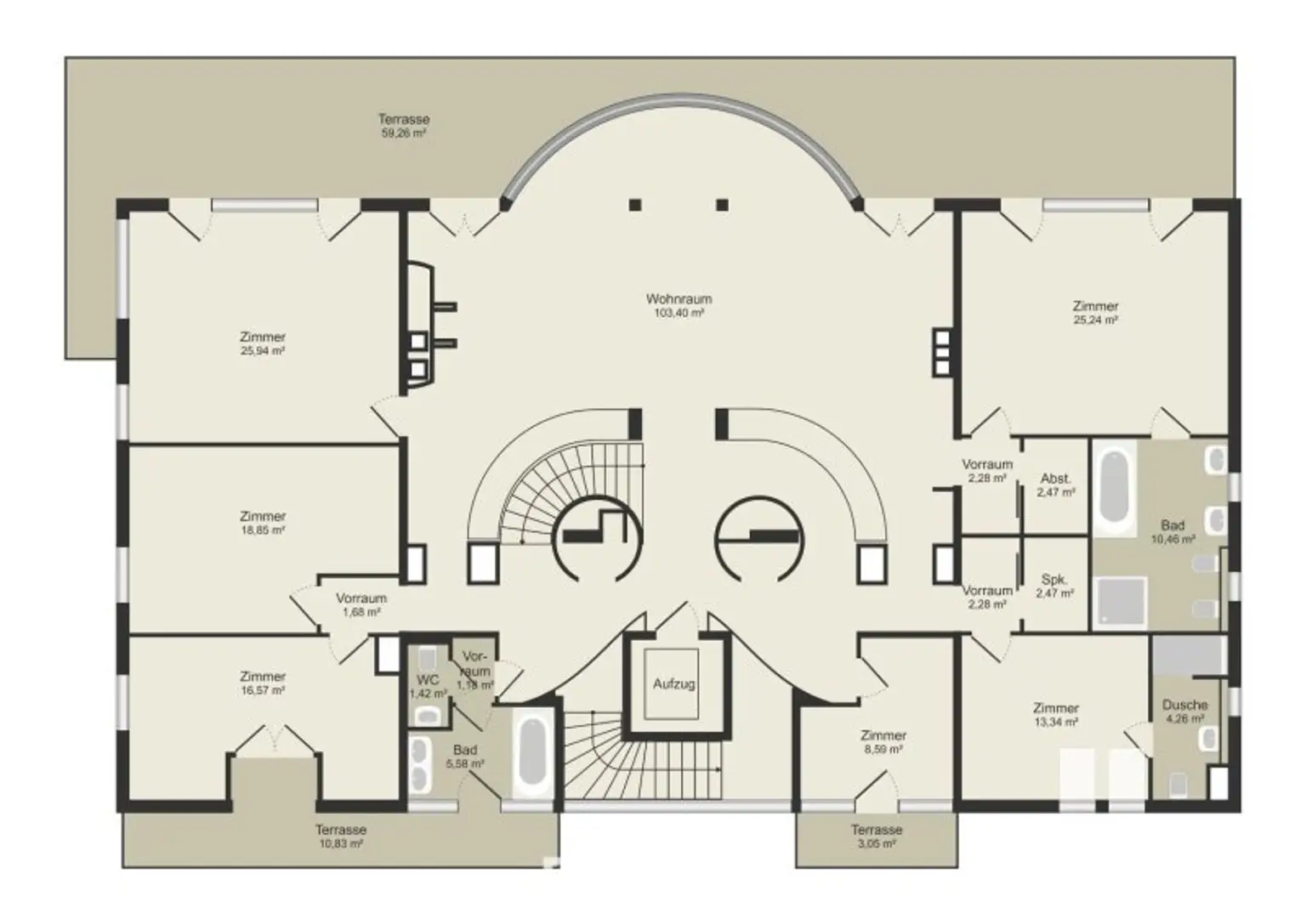 SCHAFBERG | PENTHOUSE | TERRASSEN UND DACHGARTEN | POOL | FERNBLICK