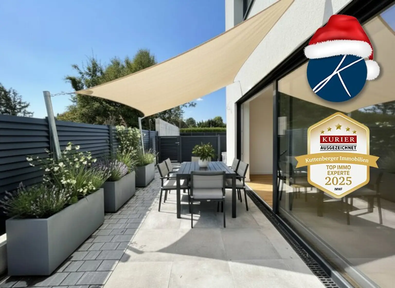 KI-generierter Gestaltungsvorschlag (Möblierung nicht enthalten)