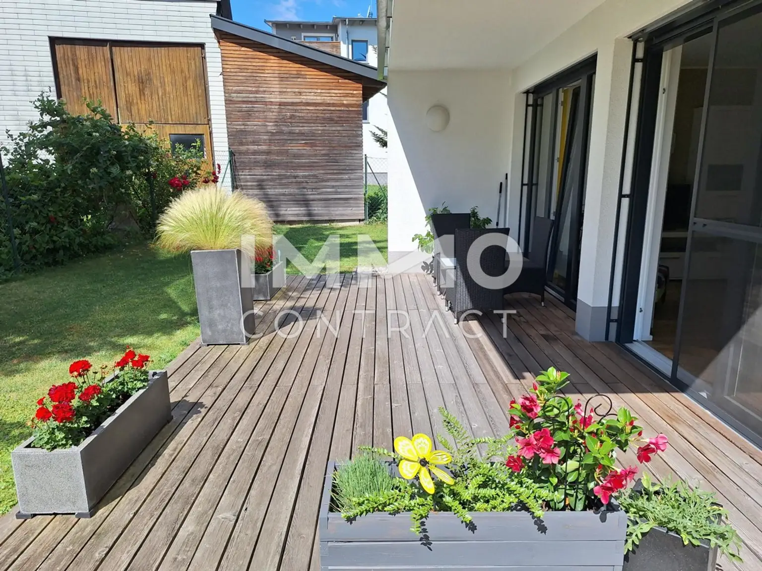 Elegante 3-Zimmer Gartenwohnung im Zentrum von Ried - inkl. Carport und Komplettausstattung