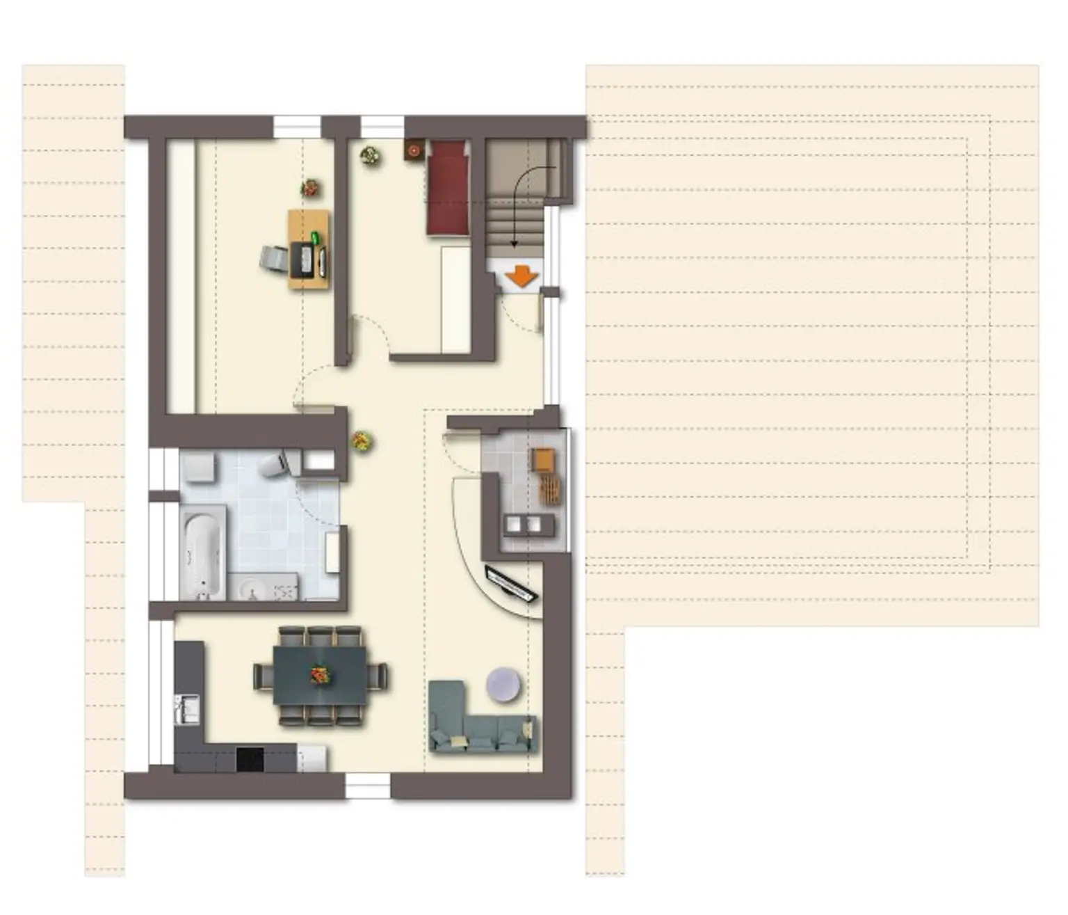 Grundriss Dachgeschoss