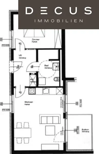 | NÄHE HAUPTBAHNHOF | 2 ZIMMER MIT BALKON