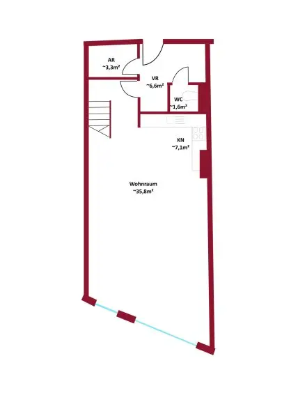 Attraktive Praxis in Mödling: 102m² plus Garagenstellplatz, top gepflegt!