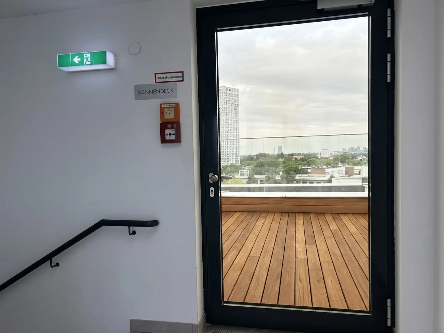 Ausgang Allgemeinterrasse