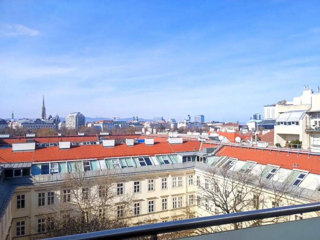 SKYLINE ROOFTOP APARTMENT : DG-Maisonette mit 2 Terrassen