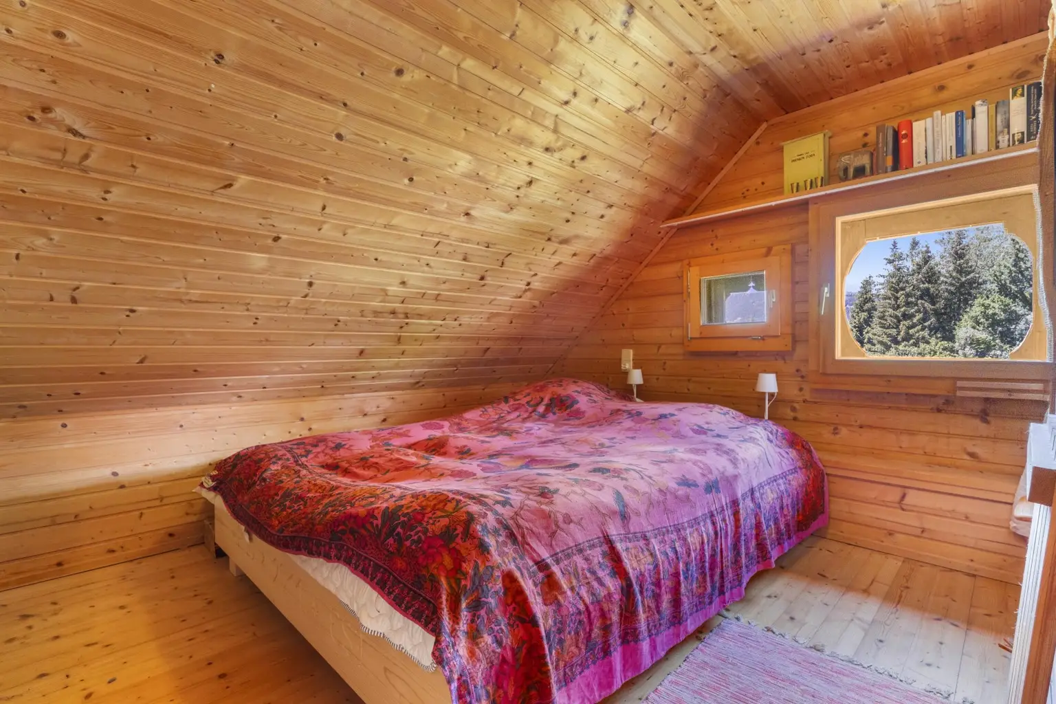 Schlafzimmer unterm Dach