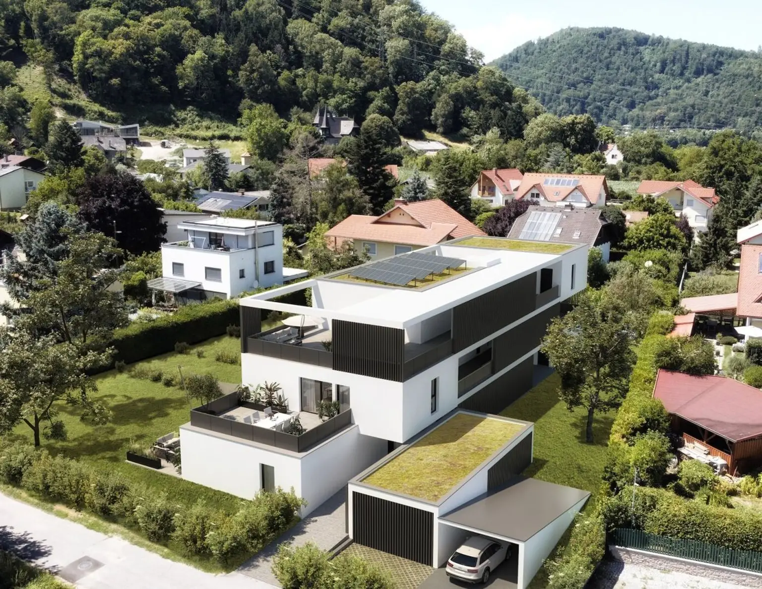 Neubauprojekt in Graz-Gösting - Wohnen im Grünen mit Stil und Privatsphäre! - VERKAUFSSTART