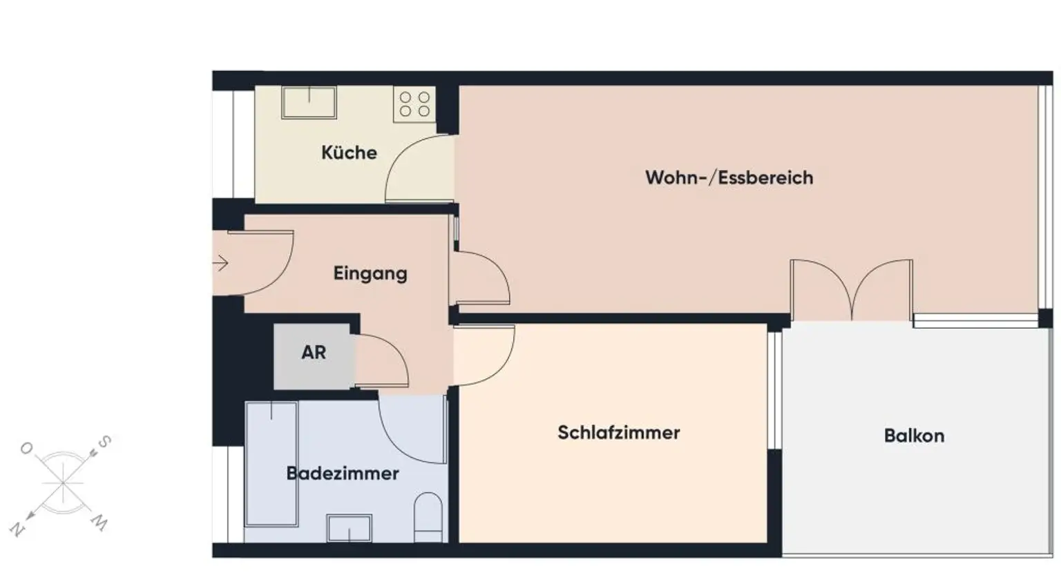 Grundriss ohne Maßstab