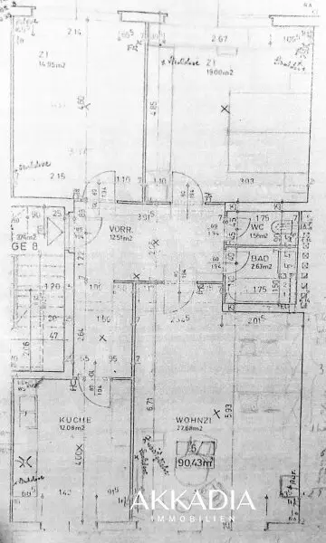 Ruhig wohnen – zentral genießen: 3-Zimmer-Wohnung in Baden