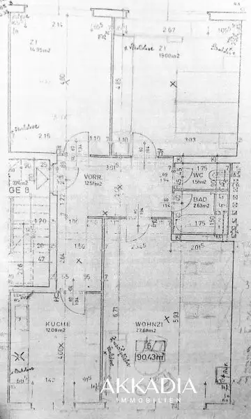 Ruhig wohnen – zentral genießen: 3-Zimmer-Wohnung in Baden