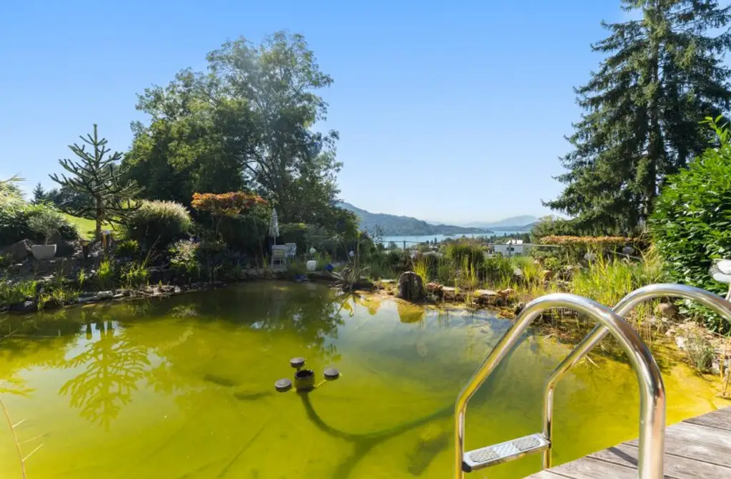 *** Wohnen mit Wörtherseeblick & Schwimmteich in Pörtschach ***