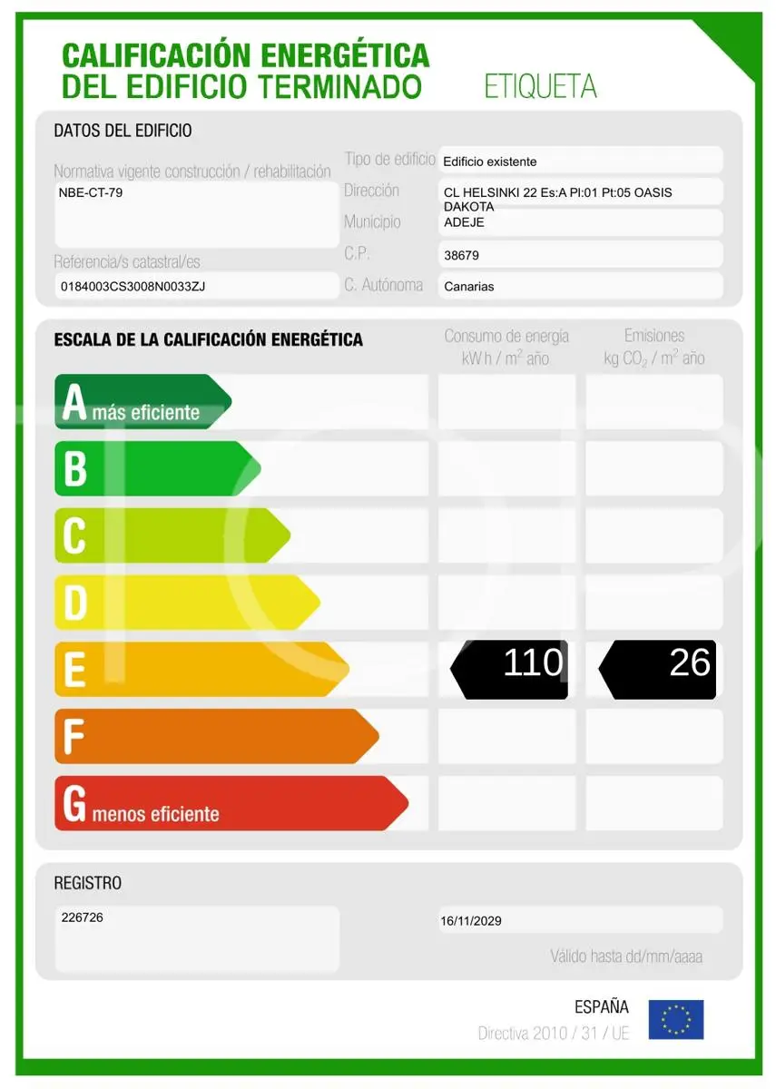 Certificado Energético