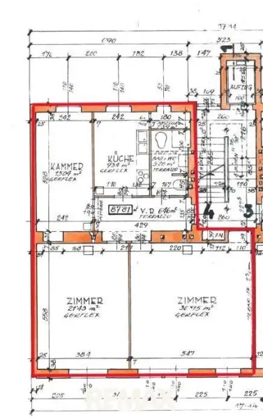 Grundriss Wohnung
