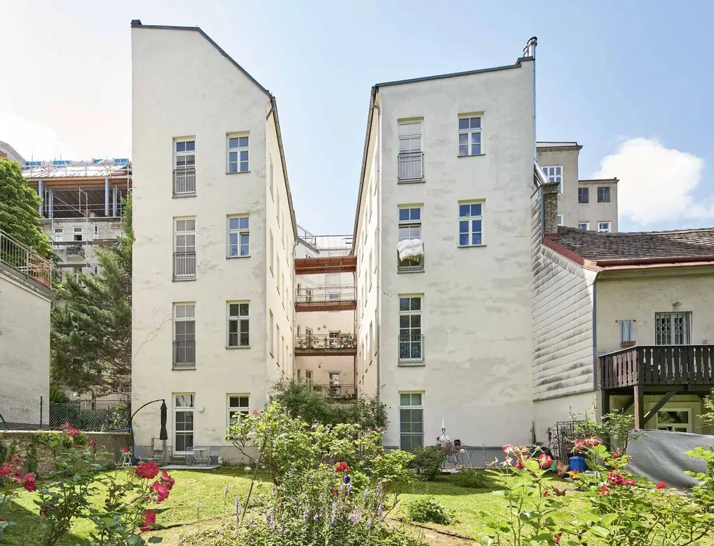 Befristet vermoietete 2-Zimmmer- Dachgeschosswohnung - 
Garten-/Hofseitig ausgerichtet!