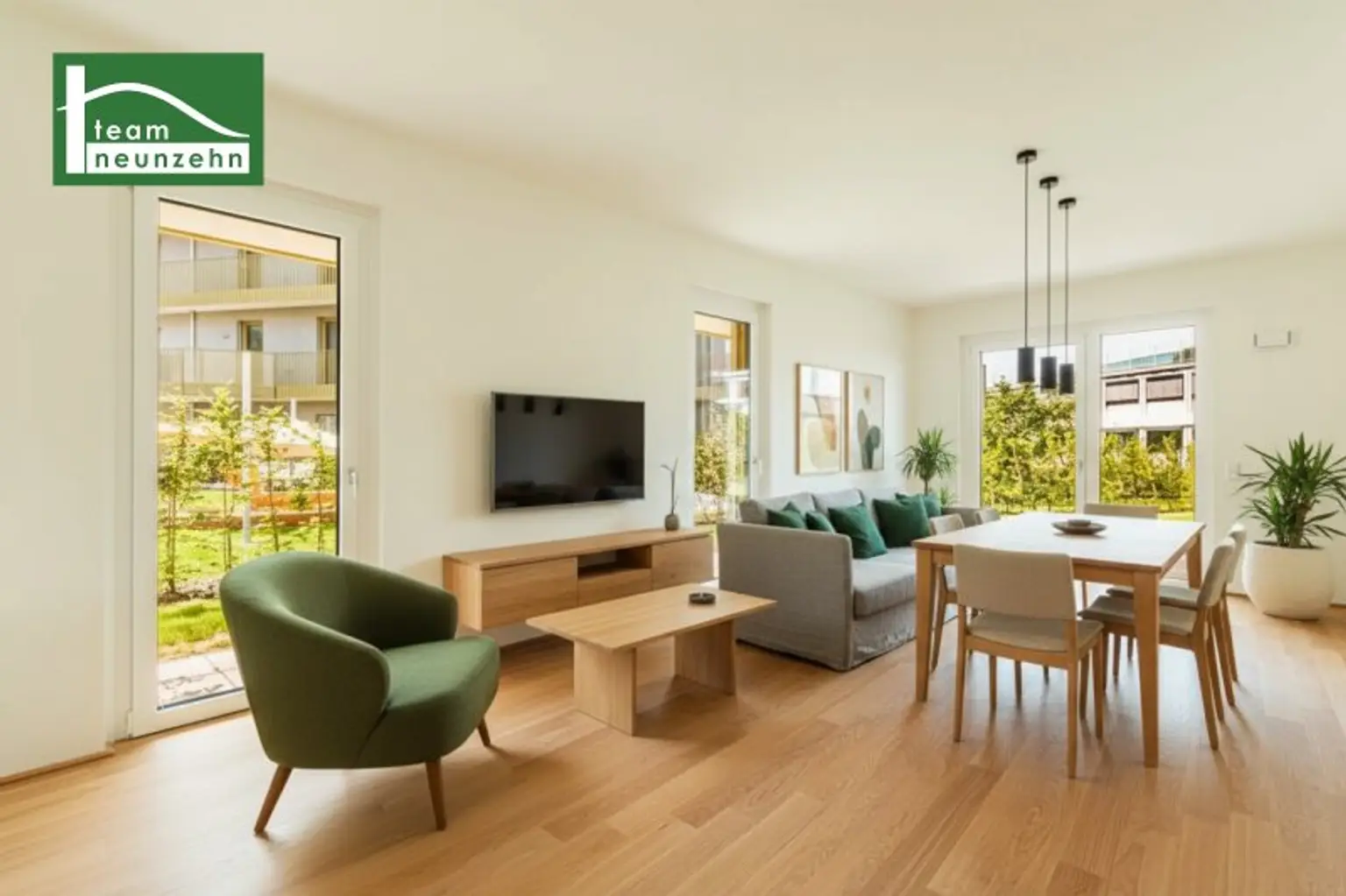 Neubauprojekt im Niedrig-Energie-Standard im grünen Hirschfeld – Naturnah wohnen - Provisionsfrei!