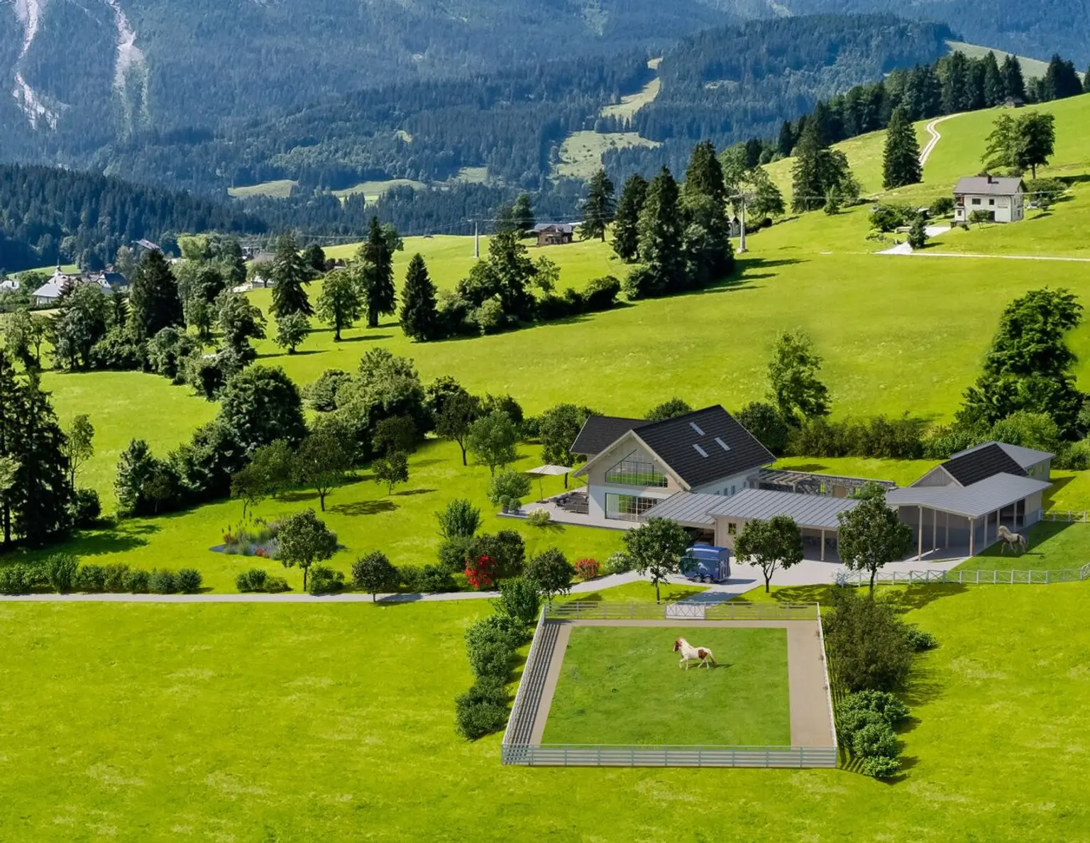 Pferdehof Projekt im Ausseerland