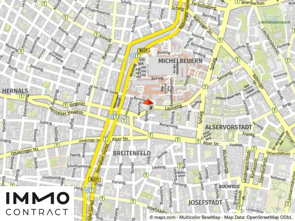 Geolyzer Kartenausschnitt