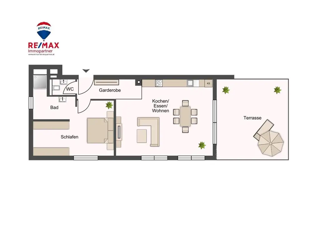 NEUBAU! Elegante Wohnung für Paare mit Terrasse und Premium-Ausstattung