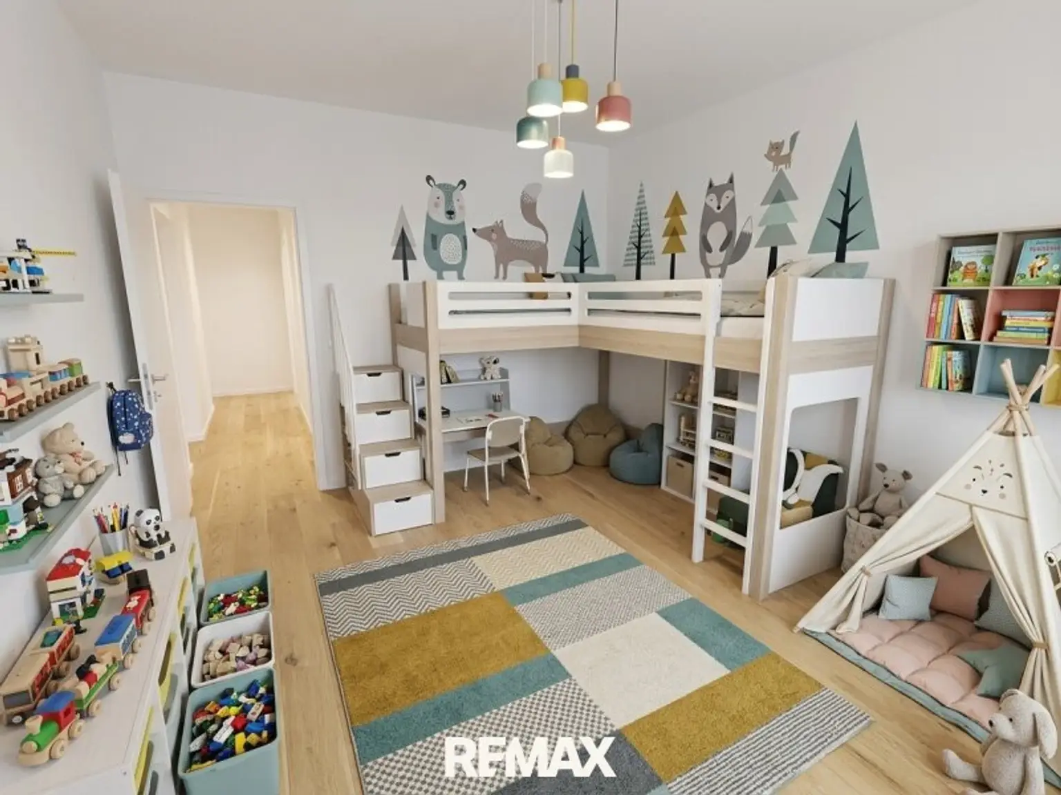 Schlafzimmer 2 - KI generierter Einrichtungsvorschlag